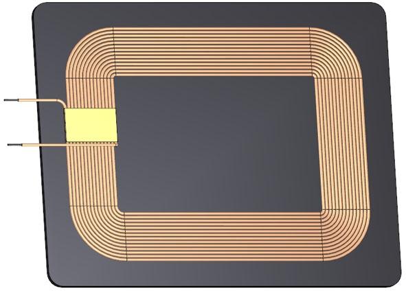 Abracon-AWCCA-RX514012-F003 Wireless Charging Coils Wireless Charging Coil Receiver 8.5uH 10% 100KHz 0.16OhmDCR 25Q-Factor Through Hole