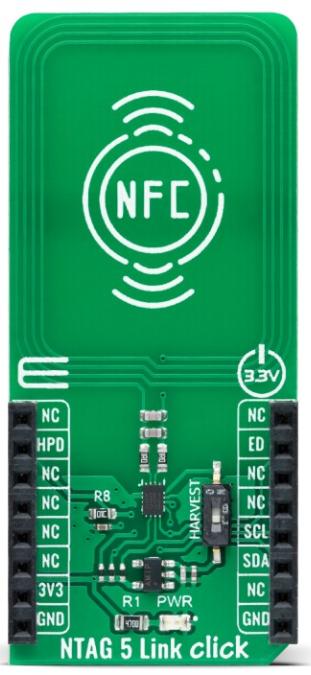 MikroElektronika-MIKROE-4635  NTP5332 NFC/RFID Tag and Transponder Click Board