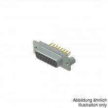 CONEC Elektronische Bauelemente GmbH-164A12039X Connector D-Subminiature Conn D-Sub SKT 15 POS Solder ST Thru-Hole 15 Terminal 1 Port
