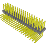 Conn Unshrouded Header HDR 57 POS 2.54mm Solder RA Side Entry Thru-Hole Bulk