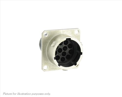 SOURIAU-UT001412PH Connector Circular Conn Circular PIN 12 POS Crimp ST Wall Mount 12 Terminal 1 Port