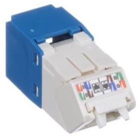 Panduit-CJUD688TGBU 电话及电信连接器 Conn RJ-45 F 8 POS IDT Cable Mount 8 Terminal 1 Port Mini-Com® Cat 6a Bulk