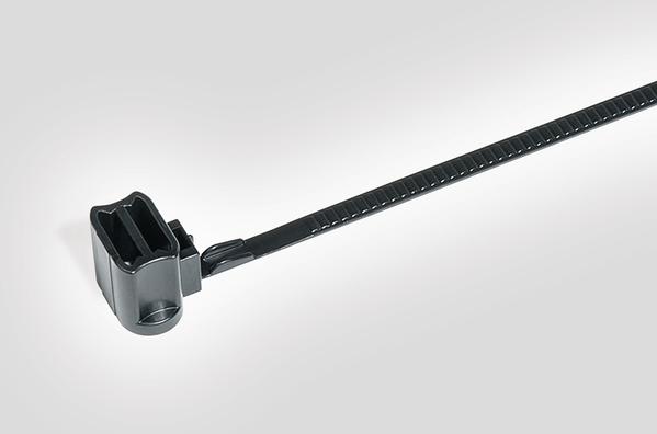 HellermannTyton-157-00037 扎线带 Cable Ties, Cable Tie Polyamide 6/6 Black 35mm 225N Bag
