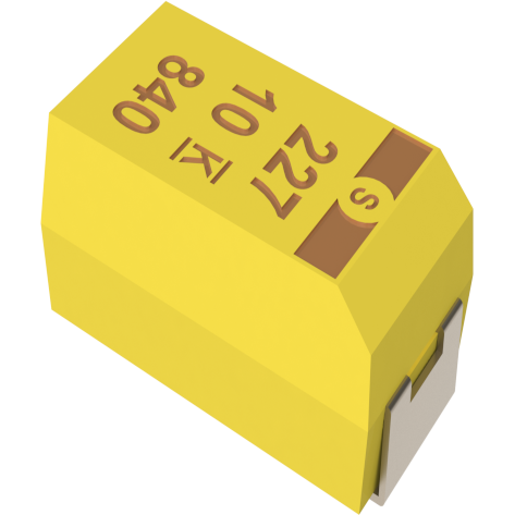 KEMET Corporation-T496B475K010AHE3K5 Kondensator, Tantal, fest Cap Tant Solid 4.7uF 10V B CASE 10% (3.5 X 2.8 X 1.9mm) Inward L SMD 3528-21 3.5 Ohm 125°C T/R