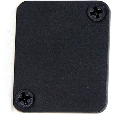 Switchcraft-ECPPKG Accesorios del conector Connector Accessories Cover Straight Zinc Alloy Black