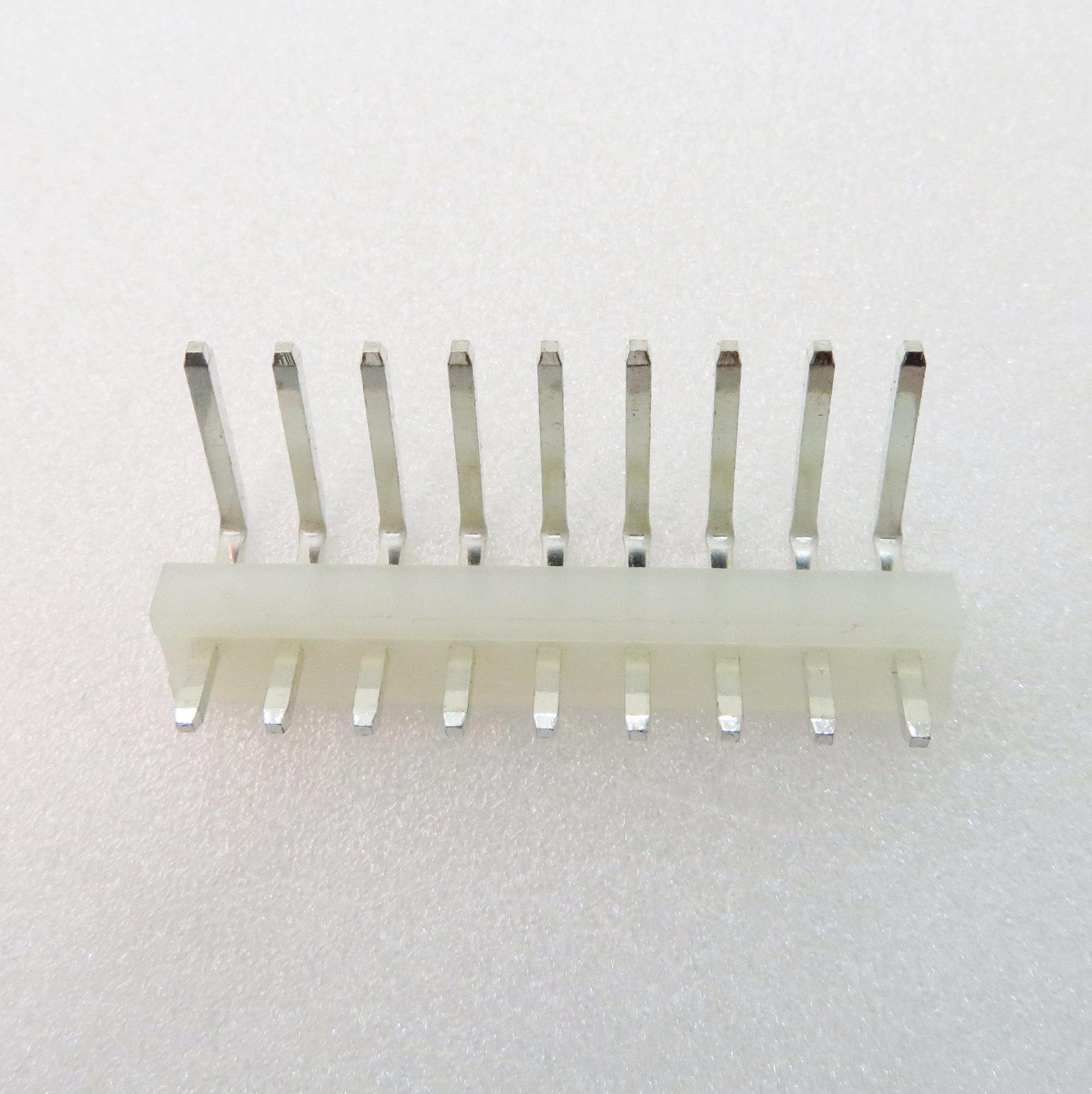 ADAM TECH-LHB-09-SB2 Steckverbinderleisten und Leiterplattenbuchsen Conn Unshrouded Header HDR 9 POS 3.96mm Solder RA Side Entry Thru-Hole