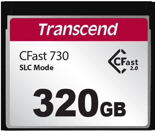 Transcend Information-TS320GCFX730 闪存卡 Flash Card 320G-byte 3.3V CFast Bulk