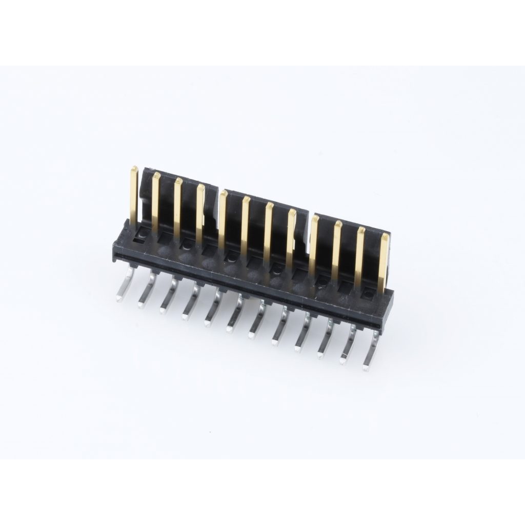Molex-1718141012 连接器插头及 PCB 插座 Conn Wire to Board HDR 12 POS 3.96mm Solder RA Side Entry Thru-Hole KK Bag