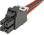 Molex-45133-0401 Andere Kabelbaugruppen Cable Assembly UL 1061 0.15m 16AWG Wire to Board to Wire to Board 4 to 4 POS F-F Crimp-Crimp Ultra-Fit Bag