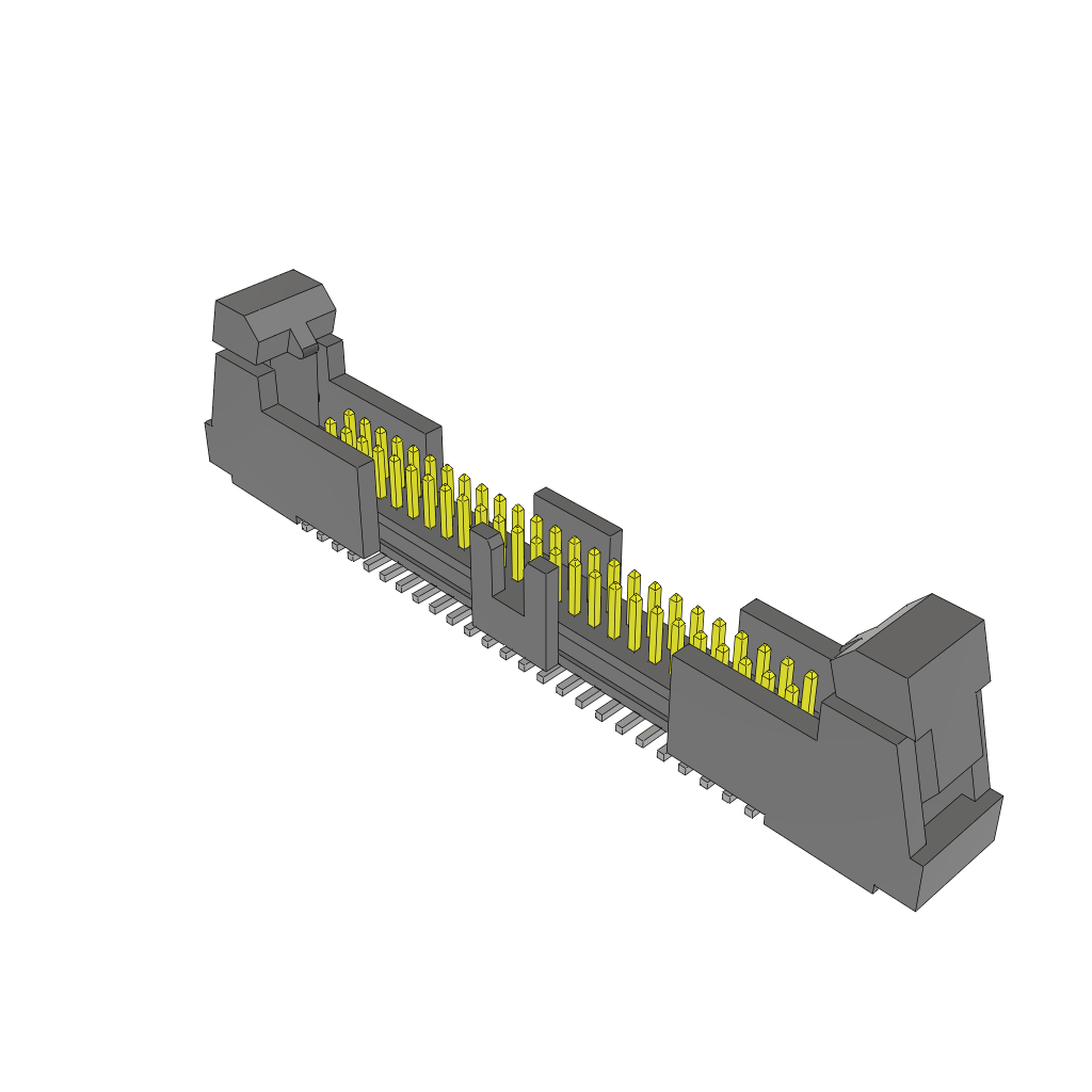 Samtec-FTSH-125-01-L-DV-EJ-K-A Steckverbinderleisten und Leiterplattenbuchsen Conn Ejector Header HDR 50 POS 1.27mm Solder ST Top Entry SMD TIGER CLAW™ Tube