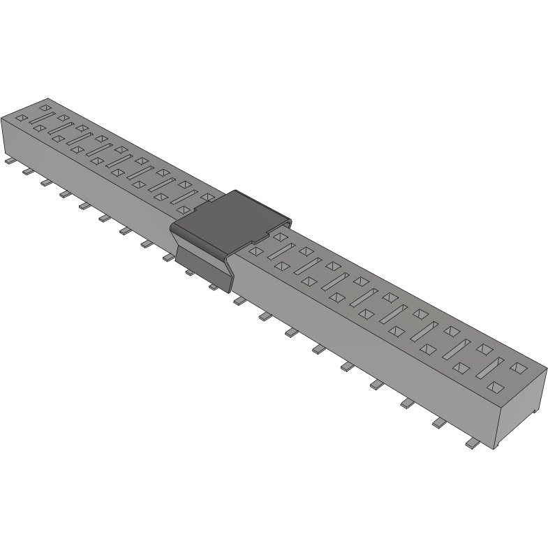 Samtec-HLE-120-02-L-DV-BE-A-P-TR Connector Headers and PCB Receptacles Conn Socket Strip SKT 40 POS 2.54mm Solder ST SMD T/R