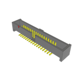 Conn Shrouded Header (4 Sides) HDR 34 POS 1.27mm Solder ST Top Entry SMD Tube