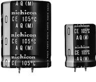 Nichicon-LAQ2D391MELZ35 Condensatore alluminio Cap Aluminum Lytic 390uF 200V 20% (22 X 35mm) Snap-In 10mm 1.35A 2000h 105°C Bulk