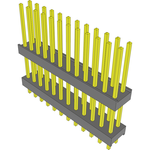 Conn Board Stacker HDR 24 POS 2.54mm Solder ST Top Entry Thru-Hole Bulk