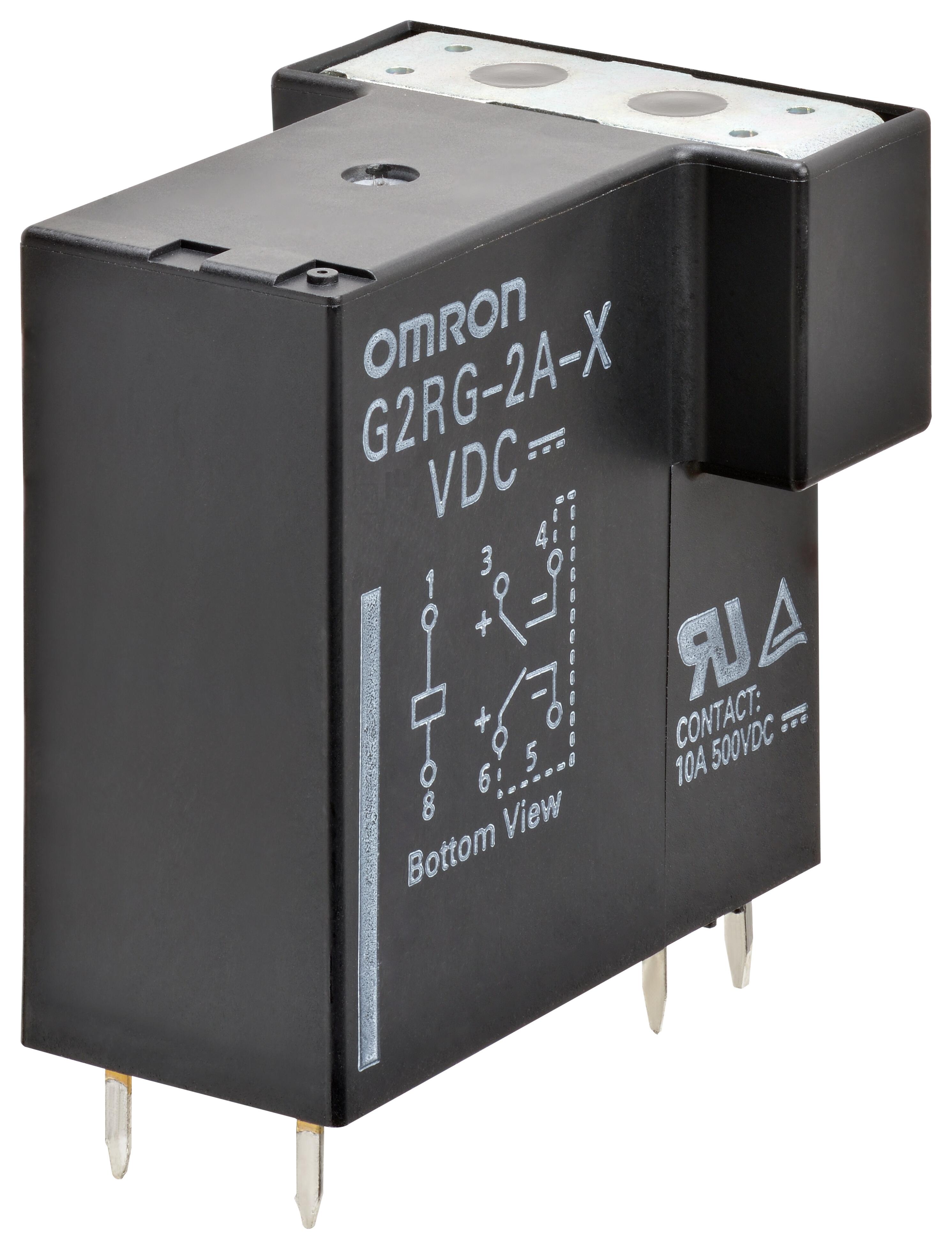 Omron-G2RG-2A-X DC24 Power Relays Power Relay 24VDC 10A DPST-NO(29x22.8x28.5)mm THT
