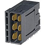 Molex-0783531001 Face arrière de raccordement Conn Daughter Card HDR 6 POS 5.2mm Press Fit RA Thru-Hole Impact™ Tray