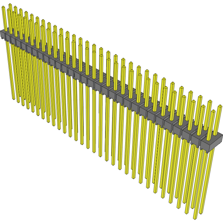 Samtec-TSW-130-29-G-D Steckverbinderleisten und Leiterplattenbuchsen Conn Unshrouded Header HDR 60 POS 2.54mm Solder ST Top Entry Thru-Hole Bulk