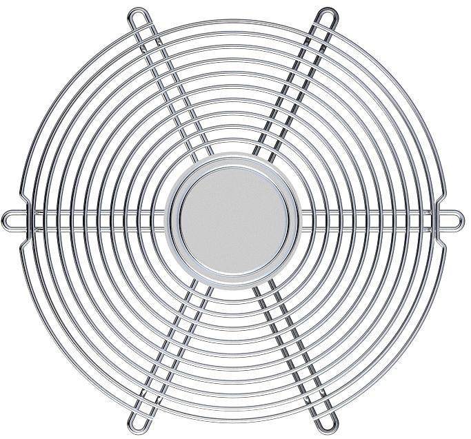 GardTec-SC100-W46 Thermal Management Accessories Fan Gard Bright Nickel Chrome