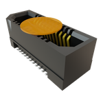 Conn Micro High Speed Socket Strip SKT 22 POS 0.8mm Solder ST SMD T/R