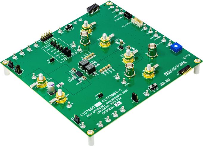 Analog Devices-DC2881A-A Power Management Development Boards and Kits LTC3884-1/LTC7050 DC to DC Controller/Gate and Power Driver 0.6V to 1.8V Output Demonstration Circuit