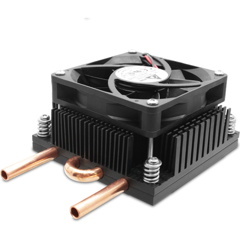 Advanced Thermal Solutions-ATS-LQHS-74030-C1-R0 散热器 Heat Sink Passive BGA Pin Array Screw Mount Chomerics T766 0.13°C/W Black Anodized