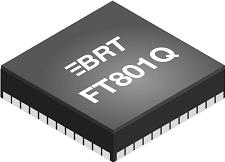 Bridgetek-FT801Q-T Touch Screen Controllers Capacitive Touch Screen 48-Pin VQFN EP Tray