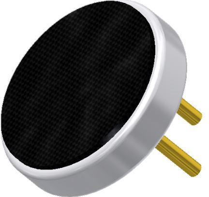 PUI Audio, Inc-POM-5038P-C3310-R Microfoni Mic Omni-Directional 2200Ohm -38±3dB 2VDC Round Pin