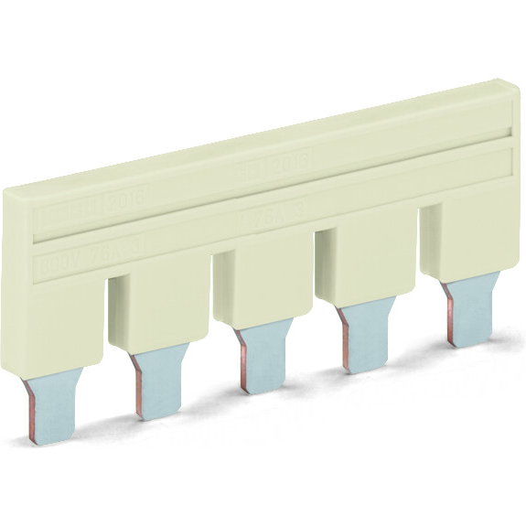 WAGO-2016-405 Steckverbinderbrücken und Shunts Conn Jumper Bar M 5 POS Push-In ST Box