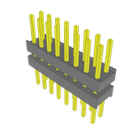 Conn Board Stacker HDR 16 POS 2.54mm Solder ST Top Entry Thru-Hole Bulk