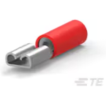 Quick Disconnect Terminal 16-22AWG Brass Red F 21.38mm Tin Loose