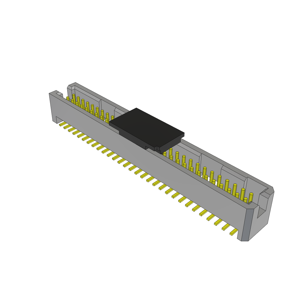 Samtec-TFML-130-02-S-D-P-TR Connector Headers and PCB Receptacles Conn Shrouded Header (4 Sides) HDR 60 POS 1.27mm Solder ST Top Entry SMD TIGER EYE™ T/R