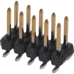 Conn Unshrouded Header HDR 10 POS 2.54mm Solder ST Top Entry SMD C-Grid Tube