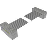 Cable Assembly 0.101m 28AWG 1mm 8 to 8 POS IDC Connector to IDC Connector F-F TIGER EYE™ Bulk