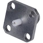 Conn SMA 0Hz to 26.5GHz 50Ohm Solder ST Flange Mount RCP Gold Over Nickel Single