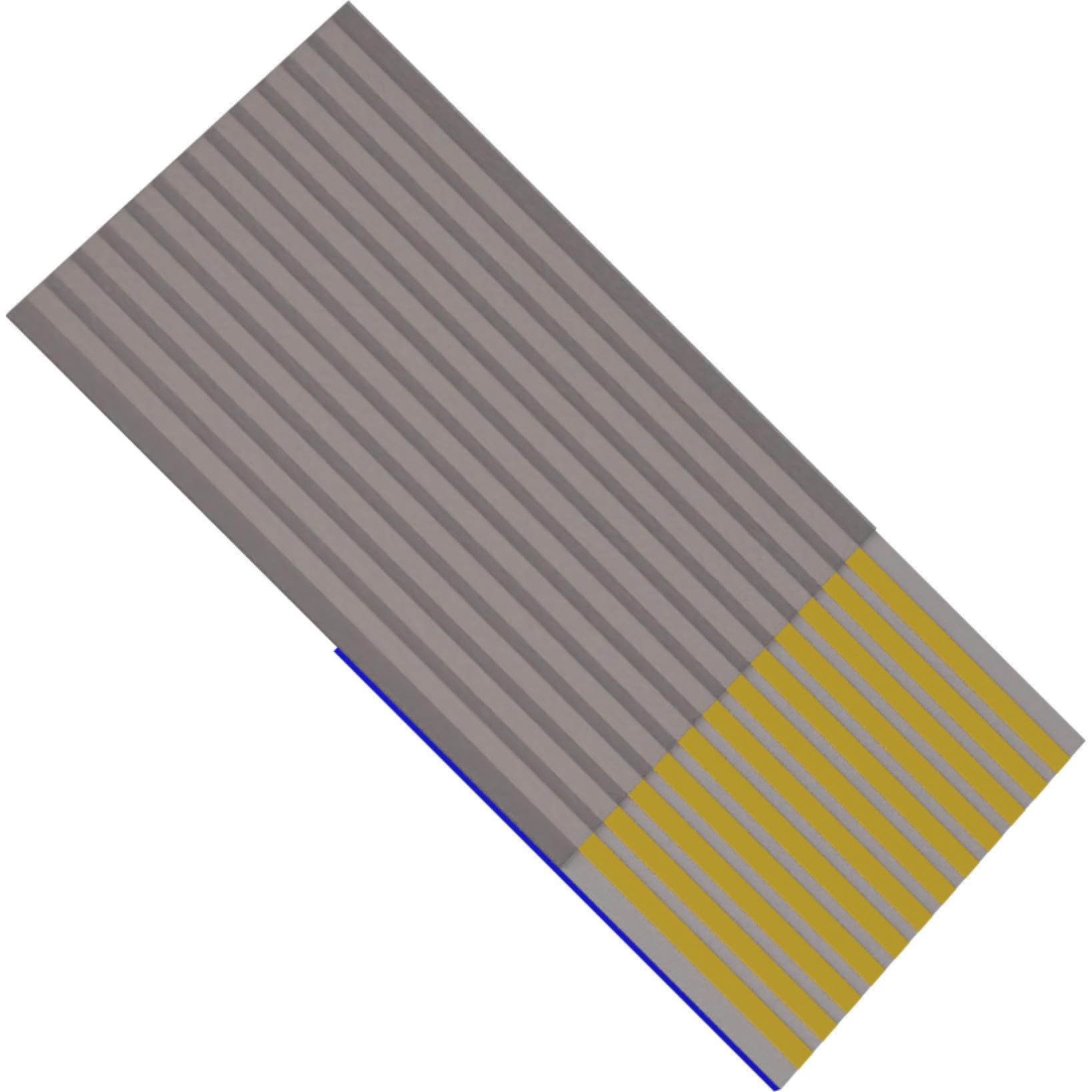 Molex-0151200121 Assemblaggio cavo a nastro piatto Cable Assembly 0.076m 38AWG 0.5mm 12 to 12 POS FFC Jumper to FFC Jumper M-M Premo-Flex FFC Jumper Bag