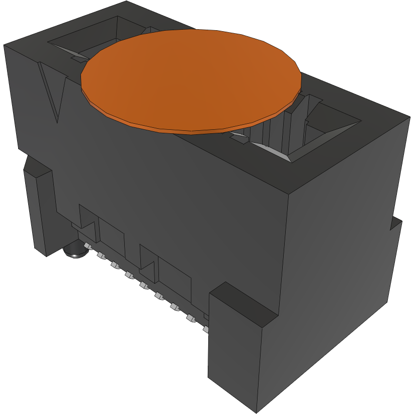 Samtec-HSEC8-110-01-S-DV-A-K-TR Connector Card Edge Conn Card Edge SKT 20 POS 0.8mm Solder ST SMD EDGE RATE™ T/R