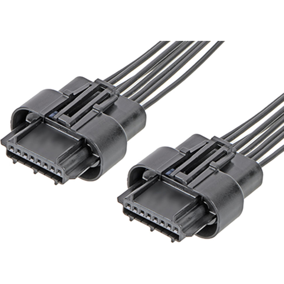 Molex-451450810 Cable Assembly AC Power Cable Assembly AC Power 1m Squba to Squba 8 to 8 POS F-F Crimp-Crimp 22AWG