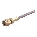 Conn SMC 0Hz to 10GHz 50Ohm Crimp ST Cable Mount PL Gold Over Nickel Single