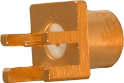 Cinch Connectivity Solutions-133-3701-801 Connector RF Conn MCX 0Hz to 6GHz 50Ohm Solder ST Edge Mount RCP Gold Bag