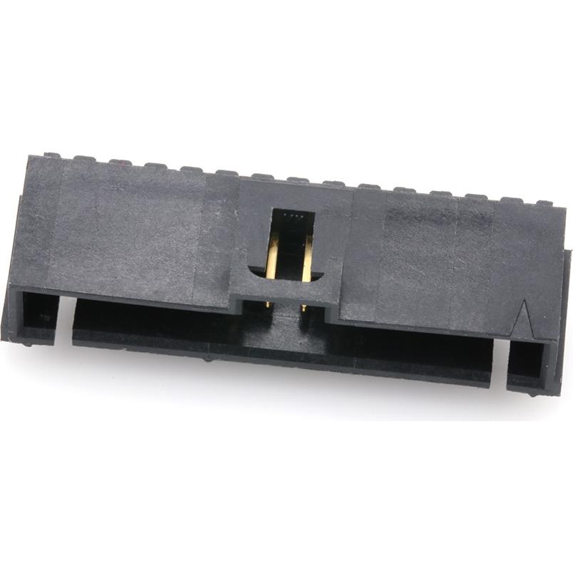 Molex-705550013 Steckverbinderleisten und Leiterplattenbuchsen Conn Shrouded Header (4 Sides) HDR 14 POS 2.54mm Solder RA Side Entry Thru-Hole SL Tube