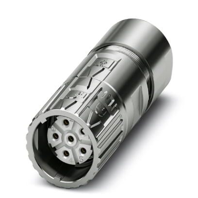 PHOENIX CONTACT-1628796 Connector Circular Conn M23 Circular SKT 6 POS Crimp ST Cable Mount 6 Terminal 1 Port Package