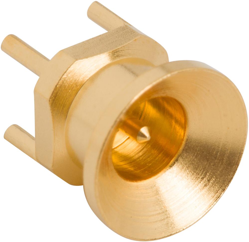 Amphenol RF-PSMP-MSSB-PCT35 RF-Steckverbinder Conn PSMP 0Hz to 10GHz 50Ohm Solder ST Thru-Hole RCP Gold