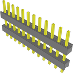 Conn Board Stacker HDR 12 POS 2.54mm Solder ST Top Entry Thru-Hole Bulk