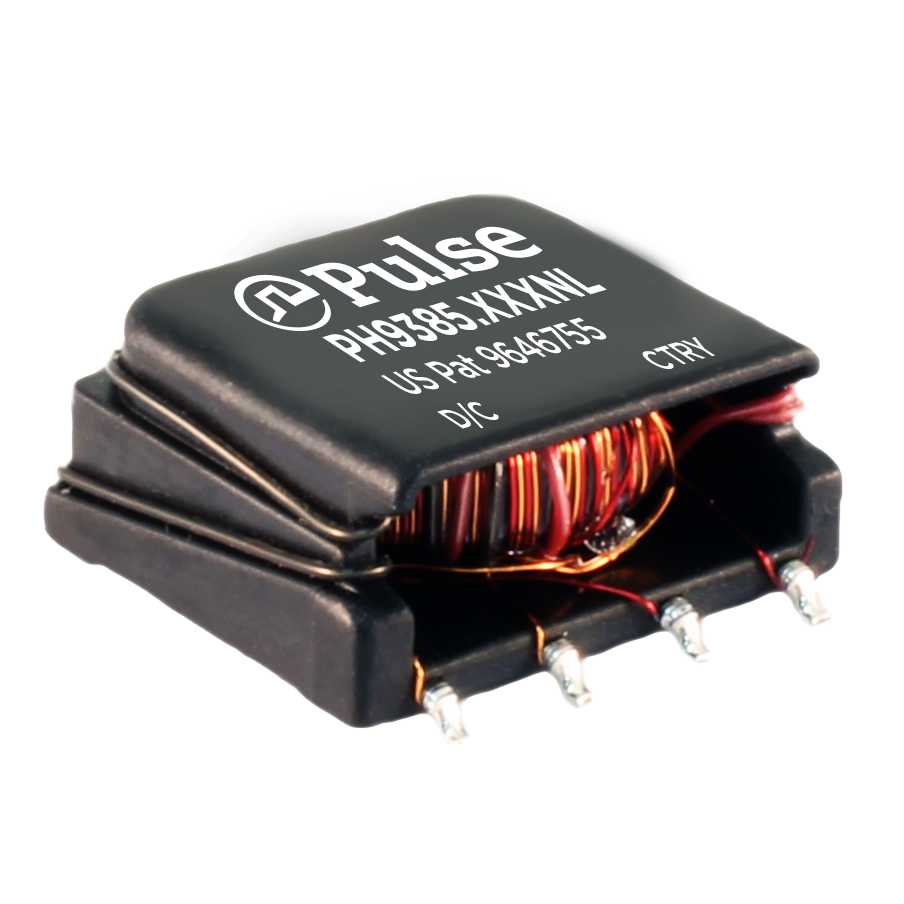 Pulse Electronics Corporation-PH9385.034NLT Transformator Power Transformer 3CT:4CT 4000Vrms 8 Terminal Gull Wing SMD