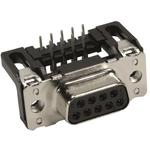 Conn D-Sub F 9 POS 1.37mm Solder RA Thru-Hole 9 Terminal 1 Port
