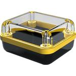 Black Polycarbonate Waterproof Pocket Enclosure with Yellow Seal	 <h4><strong>CALIFORNIA&nbsp;PROPOSITION</strong> ⚠️<strong>65&nbsp;WARNING</strong>⚠️</h4>