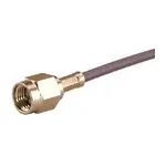 Conn SMA 0Hz to 18GHz 50Ohm Solder ST Cable Mount PL Gold Over Nickel Single