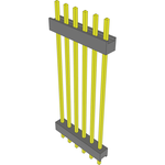 Conn Board Stacker HDR 6 POS 2.54mm Solder ST Top Entry Thru-Hole Bulk