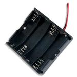 Digilent-163-165 Batteriekontakte, Klemmen und Halter Cylindrical 4xAA Battery Holder