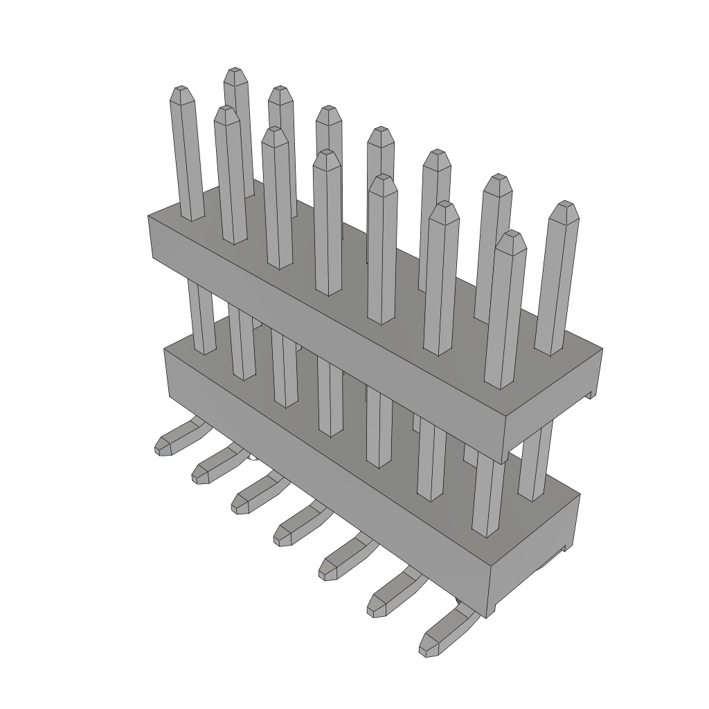 Samtec-TW-07-04-T-D-325-SM-A Piastre connettori e prese PCB Conn Board Stacker HDR 14 POS 2mm Solder ST Top Entry SMD Tube